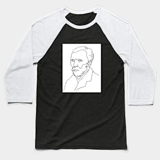 Vincent Van Gogh Baseball T-Shirt